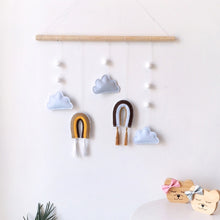 Load image into Gallery viewer, Nordic Style Cute Felt Clouds Wall Hanging Ornament