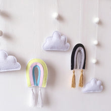 Load image into Gallery viewer, Nordic Style Cute Felt Clouds Wall Hanging Ornament