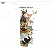 Load image into Gallery viewer, Lovely Panda Giraffe Koala Animal Cartoon Wall Stickers for Kids Living Room