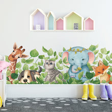 Load image into Gallery viewer, Cute Cartoon Cat Fox Elephant Cute Animal Wall Sticker for Kids Rooms