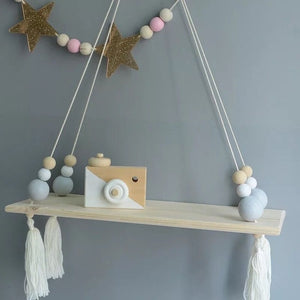 Decoration Wooden Shelf For Kids