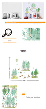 Load image into Gallery viewer, Cute Animal and Green Tree Wall Stickers