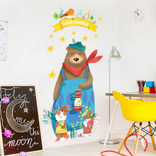 Load image into Gallery viewer, Lovely Bear Rabbit Wall Sticker for Children Room