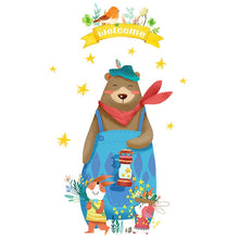 Load image into Gallery viewer, Lovely Bear Rabbit Wall Sticker for Children Room