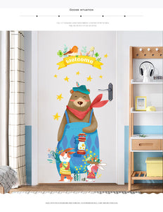 Lovely Bear Rabbit Wall Sticker for Children Room