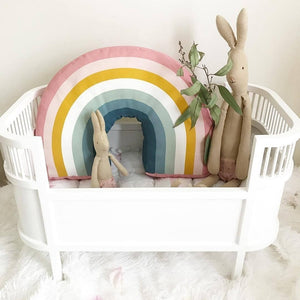 Nordic Rainbow Shape Baby Crib Pillow Cushion