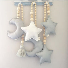 Load image into Gallery viewer, Baby Decoration Pillow Moon Stars