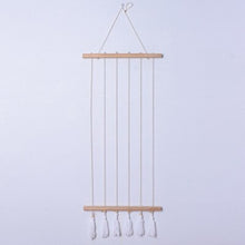 Load image into Gallery viewer, Wooden Photo Clips Tassels Rack