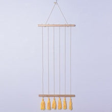 Load image into Gallery viewer, Wooden Photo Clips Tassels Rack